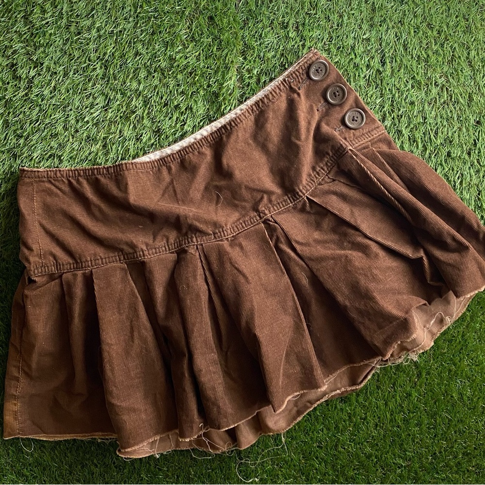 Brown Abercrombie & Fitch skirt